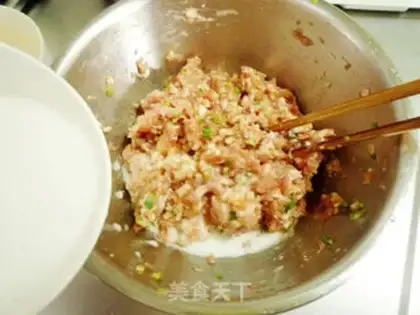 Make Egg dumplings step 1