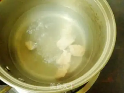 Make The delicious salmon congee step 3