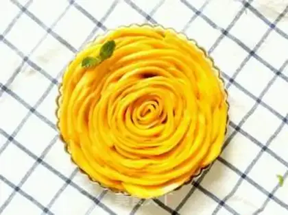 Make Mango coconut pie step 9