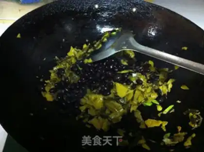 Make The black beans in the snow step 5