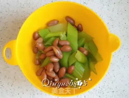 Make Celery peanuts step 6