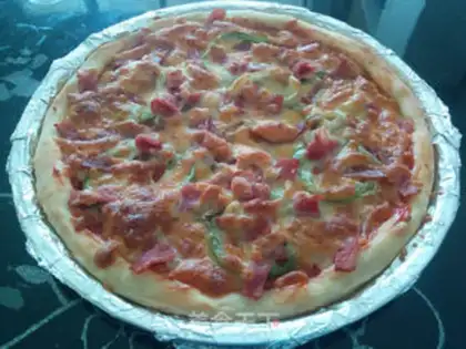 Make Double-packed pizza step 18