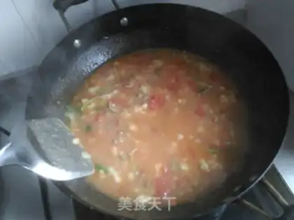Make Western red soup step 6