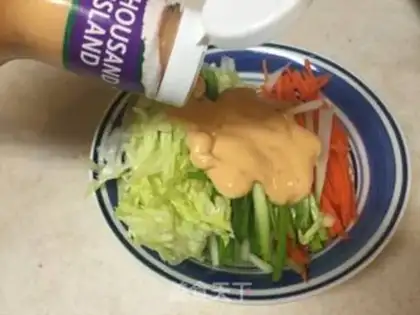 Make Breakfast egg roll step 2