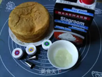 Make ♪ A flower cake ♪ step 0