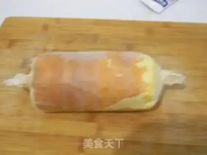 Make Banana pastry roll step 10