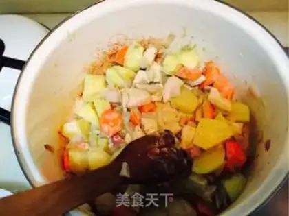 Make Secret curry chicken step 4