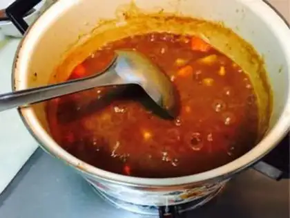 Make Secret curry chicken step 6