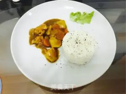 Make Secret curry chicken step 7
