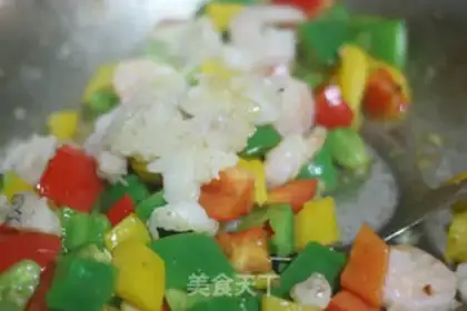 Make Five-colour shrimp cod step 11
