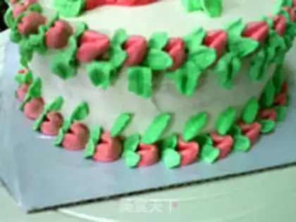 Make ♪ A flower cake ♪ step 12