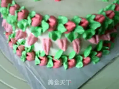 Make ♪ A flower cake ♪ step 13