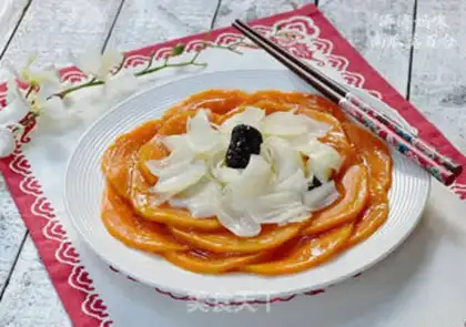Make Pumpkin steams lilies step 6