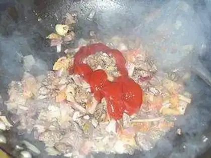 Make Cheese and beef pasta step 6