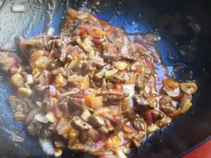 Make Cheese and beef pasta step 7