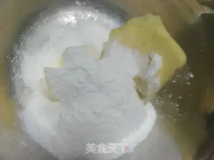 Make Almond pink cookies step 1