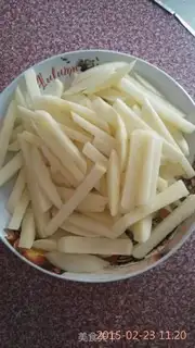 Make French fries step 1