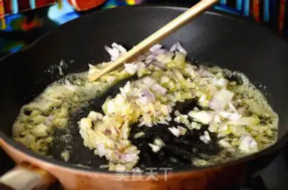 Make Rum, butter, blue mussels step 2
