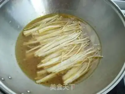 Make Gold-cream mushrooms, fat cow step 5