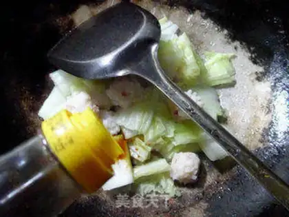 Make Shrimp-flavored cabbage step 6