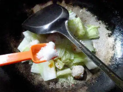 Make Shrimp-flavored cabbage step 7
