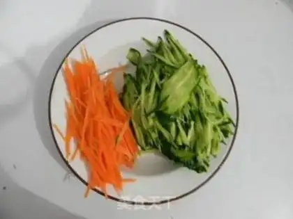 Make Gold pins and mushrooms and cucumbers step 0