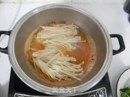 Make Gold pins and mushrooms and cucumbers step 3