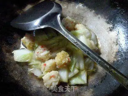 Make Shrimp-flavored cabbage step 9