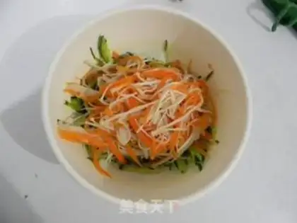 Make Gold pins and mushrooms and cucumbers step 4