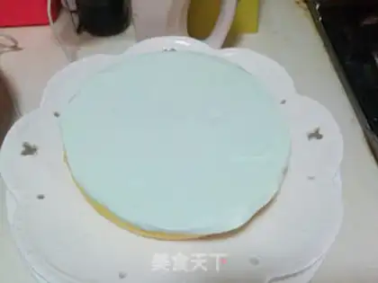Make Cake of clubs step 20