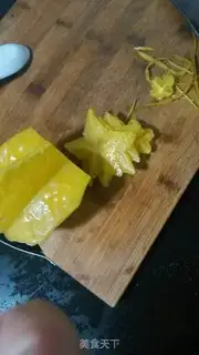 Make Sugar-colored peaches step 1