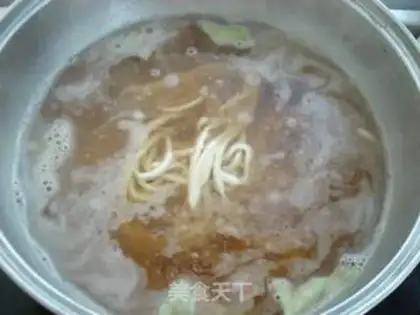 Make Fast beef noodles step 4