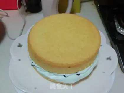 Make Cake of clubs step 23