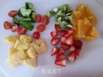 Make Vegetable yogurt salad step 0
