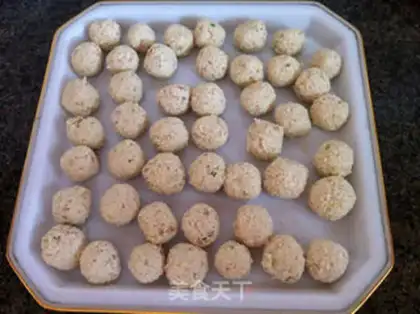 Make Shrimp tofuballs step 9