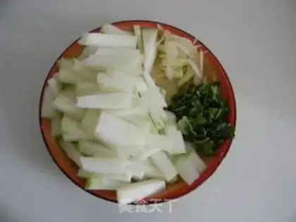 Make Porkball soup step 1