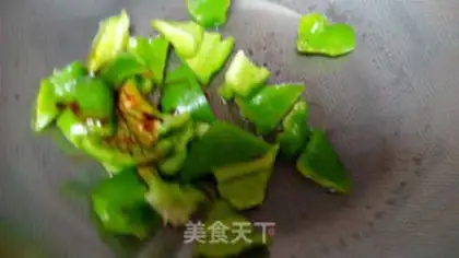 Make Green peppers step 3