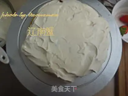 Make Snowberry cake step 5