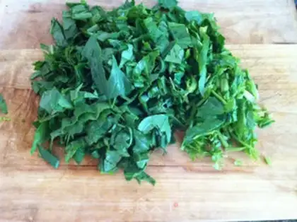 Make The spinach juice