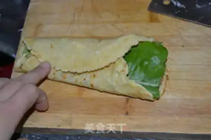 Make Curry eggcake step 8