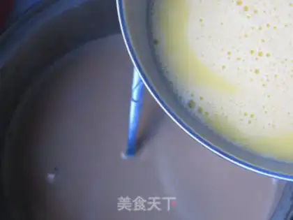 Make Red sugar and egg cream pudding step 4