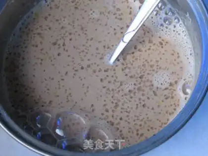 Make Red sugar and egg cream pudding step 5