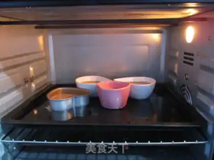 Make Red sugar and egg cream pudding step 8