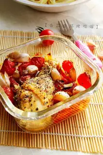 Make Tomato roasted chicken leg pasta step 8