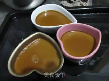 Make Red sugar and egg cream pudding step 9