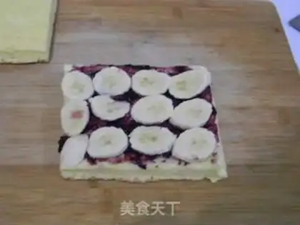 Make Banana blueberry cake step 10