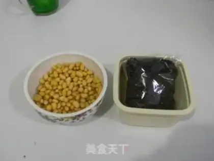 Make Black sesame soy sauce step 0