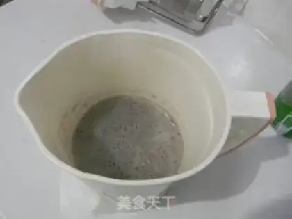 Make Black sesame soy sauce step 4