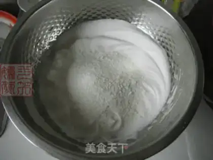 Make Gold coconut ball step 3