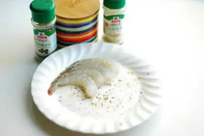 Make Butterfly shrimp step 3
